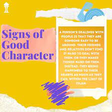  Signs Of A Person With Good Character